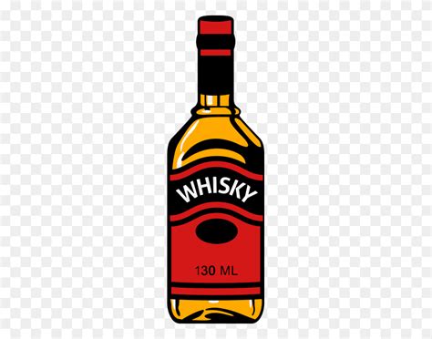 Whiskey Bottle - Whiskey Bottle Clip Art - FlyClipart