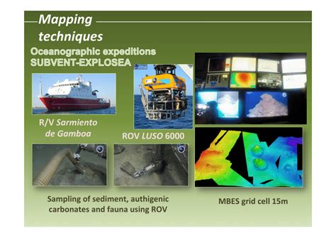 Seabed mapping techniques and oceanographic cruises | Download ...