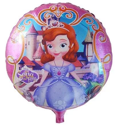 1pcs/lot 18inch Sofia foil balloons Sofia princess Happy birthday ...