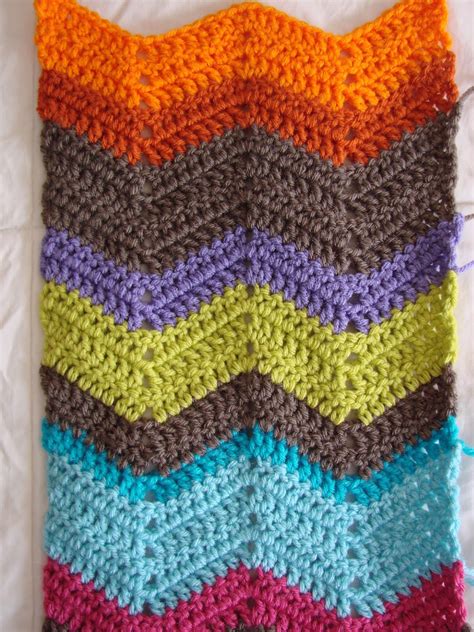 Crochet in Color: Chevron Scarf Pattern