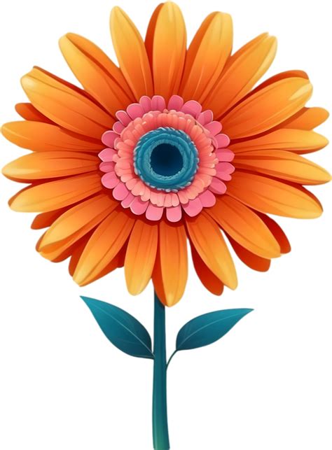 AI generated clipart floral red 35562648 PNG