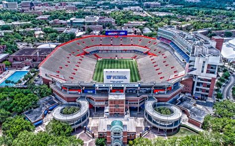 Download wallpapers Ben Hill Griffin Stadium, The Swamp, american football stadium, University ...