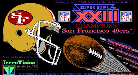 49ers at the Super Bowl, 1989 : r/nostalgia