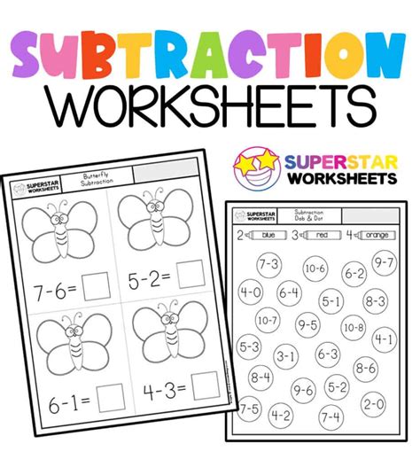 Kindergarten Math Worksheets - Superstar Worksheets