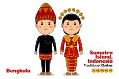 Bengkulu Sumatra Indonesia Traditional Cloth