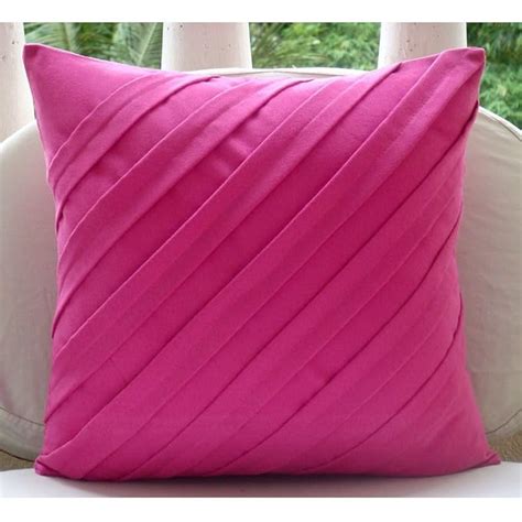 Amazon.com: Designer Fuchsia Pink Euro Pillow Covers 26x26 inch, Suede Euro Pillow Cases, Solid ...