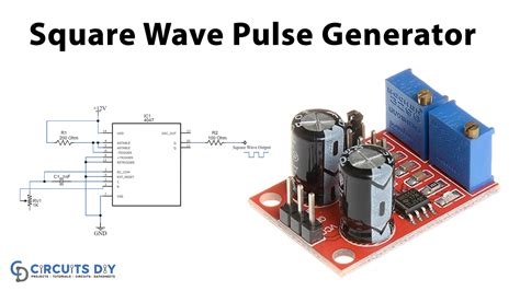 Square Wave Pulse Generator Circuit using CD4047