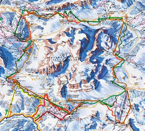 Trail Maps – Dolomites Ski Tours