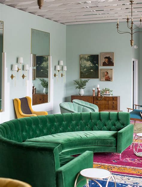 10 reasons to say YAS to a velvet sofa - A Dash Of Fash | Living room sofa, Green sofa design ...