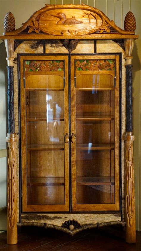 Hand Made Adirondack Rustic Display Cabinet by L. Post Rustics | CustomMade.com