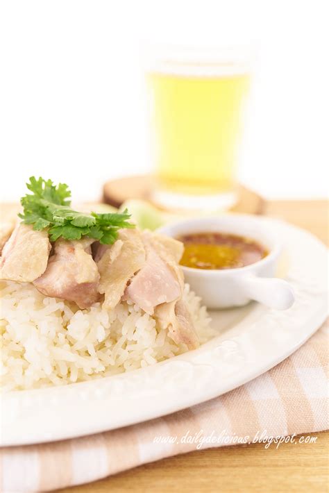 dailydelicious: Rice cooker Chicken Rice: ข้าวมันไก่ (Kao man kai)