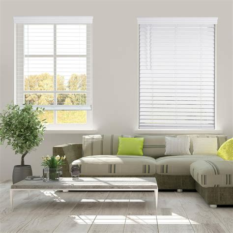 Arlo Blinds Cordless 2 Inch Faux Wood Horizontal Blinds, White - Walmart.com - Walmart.com