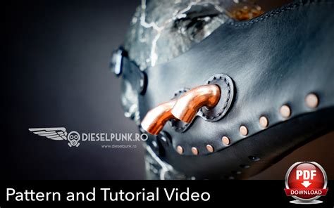 Plague Doctor Mask Pattern - DIY Pattern - Pdf Download - Video Tutorial