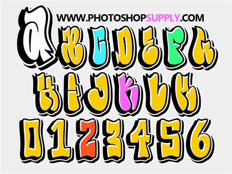 [FREE] Bubble Graffiti Font - Photoshop Supply