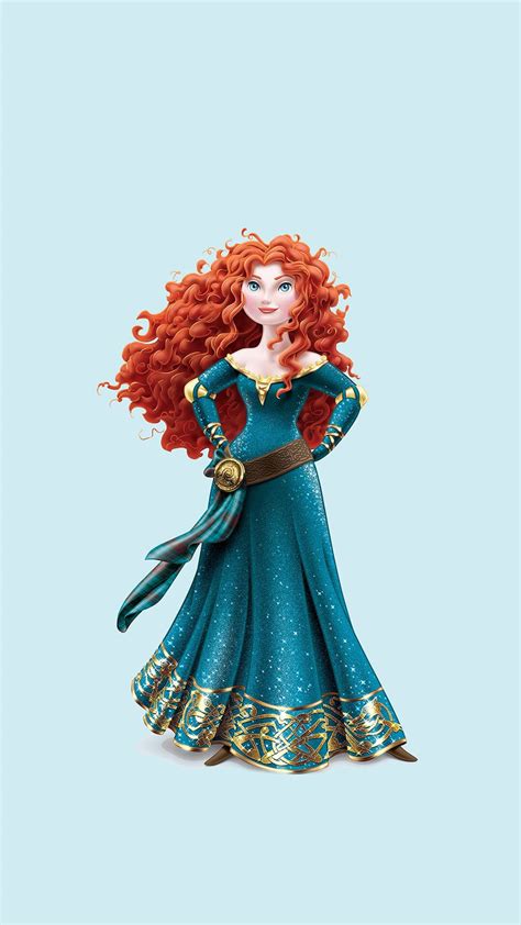 Download Merida Form Brave Disney Phone Wallpaper | Wallpapers.com