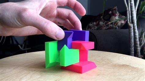 3D Printed Puzzle Cube! (Demonstration) - Youtube - 3D Printable ...