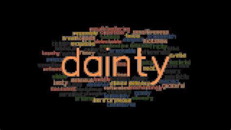 DAINTY: Synonyms and Related Words. What is Another Word for DAINTY ...