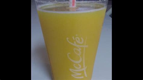 McDonald's Large Size Minute Maid Orange Juice - YouTube