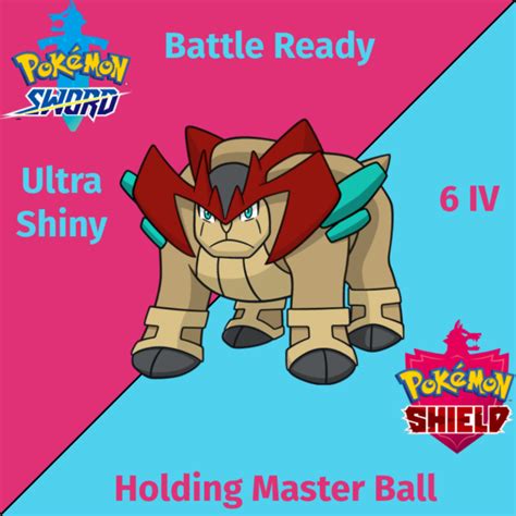 6IV Ultra Shiny Terrakion | Pokemon Sword and Shield | eBay