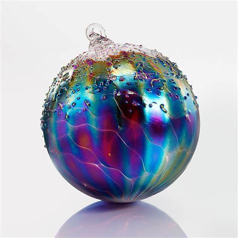 Moondance by Tom Stoenner: Art Glass Ornament available at www.artfulhome.com With a ...