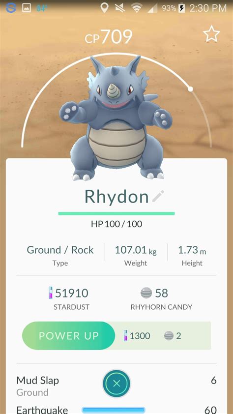 Rhydon | Pokemon go, Pokemon, My pokemon