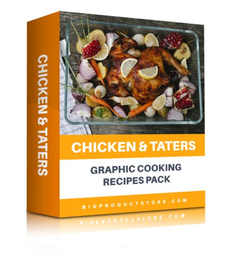 Chicken & Taters Graphic Cooking Recipes Pack - BigProductStore.com
