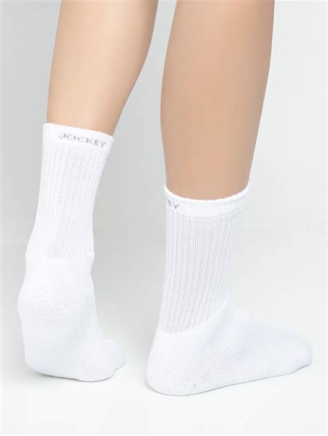 Buy White Crew Socks for Men 7030 | Jockey India