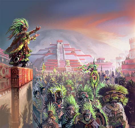 Teotihuacan - Avenue of the Dead Painting by Odysseas Stamoglou | Pixels