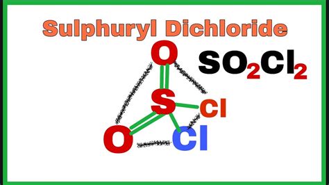 SO2Cl2 structure | Structure of sulphuryl dichloride | Hybridization of ...