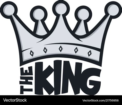 King crown Royalty Free Vector Image - VectorStock