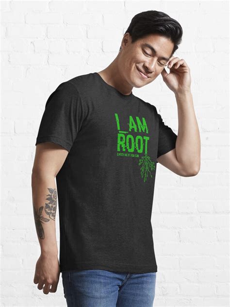 "I AM ROOT" T-shirt for Sale by Nowhere89 | Redbubble | root t-shirts ...