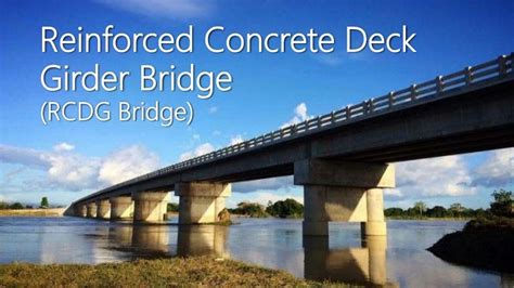 Reinforced concrete deck girder bridge