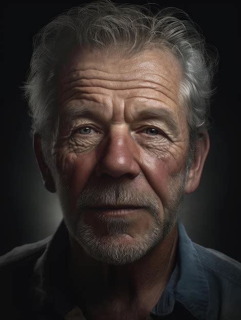 Premium AI Image | Realistic old men portrait generative ai