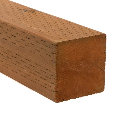 Severe Weather 4-in x 4-in x 6-ft Standard Pressure Treated Lumber in the Pressure Treated ...