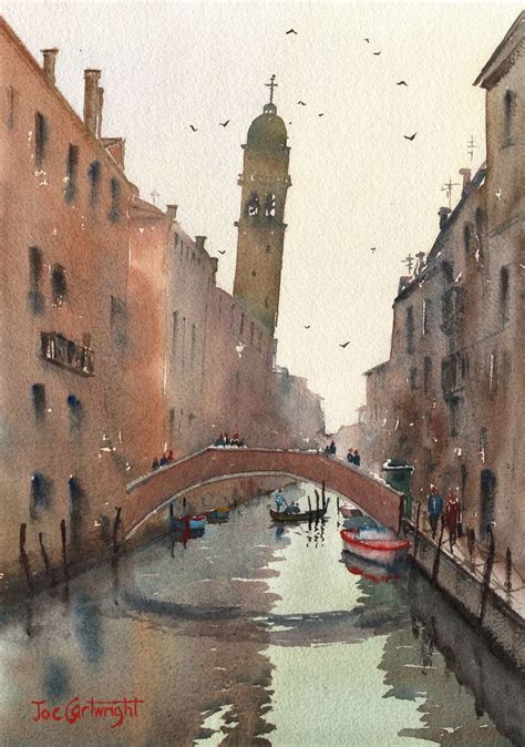 Watercolor Paintings Venice Gallery.Venice Italy watercolour