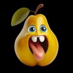 Pear, Funny Cartoon, Png Free Stock Photo - Public Domain Pictures
