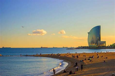 La Playa de la Barceloneta, en Barcelona