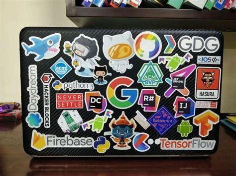 Laptops: Canvas for sticker self-expression Image via Dev Rant | Laptop ...