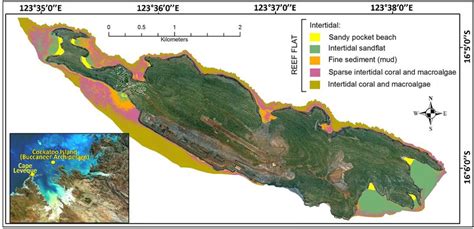 Map showing Cockatoo Island geomorphic and substrate classification,... | Download Scientific ...