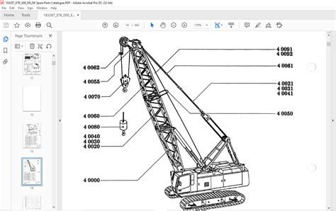 Liebherr Crawler Crane HS 843 HD Spare parts catalog EN Manual SN 183287 - PDF DOWNLOAD ...