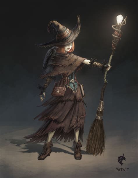 ArtStation - Cecilia The Blinded Witch, Pat Suchatsirikul Fantasy Witch ...