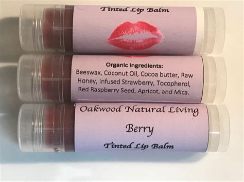 Lip Balm - Tinted Natural Berry - Oakwood Natural Living