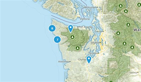 Olympic National Park Beaches Map