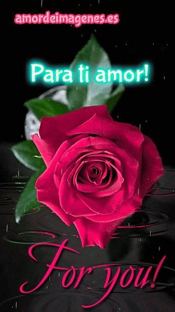 Rosas Animadas Con Frases De Amor