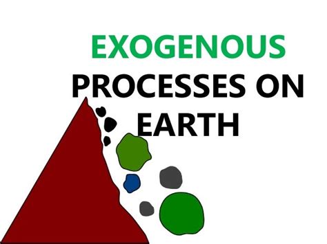 Exogenous processes on earth