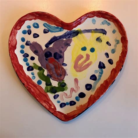 Heart Plate - Ceramics by Melanie