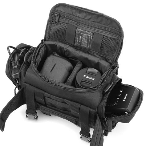 SLR/DSLR Camera Bag Waterproof Shockproof Case, Barbarians Tactical Gear Sling Pack MOLLE Waist ...