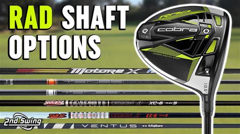 Cobra RAD Speed Driver Shaft Options Review - YouTube