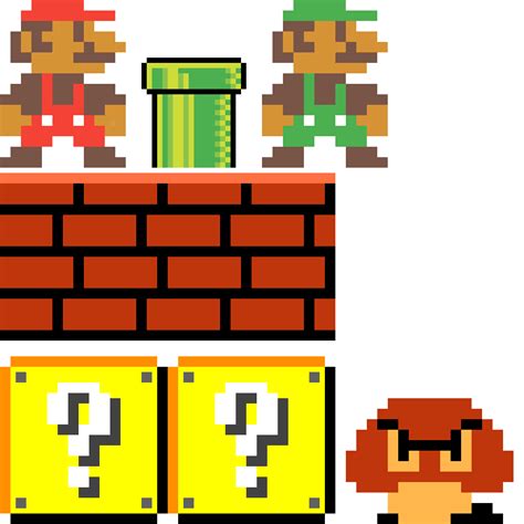 Mario 8 Bit Sprites