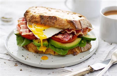 Avocado and bacon sandwich | Tesco Real Food